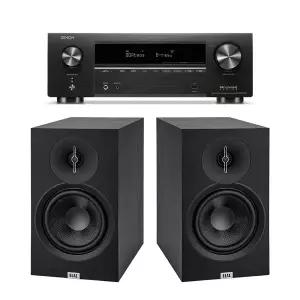 [데논] AVR-X1800H + 엘락 DB63 AV 오디오 앰프 스피커