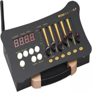 W 포터블 DMX 192 컨트롤러 콘솔 DJ 조명 싱글 무대 파티 바 쇼에 최적
