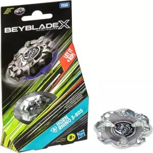 Hasbro Beyblade X 혼 라이노 3-80S 자이로 부스터 팩 X-셀러레이터가 포함된 시계 방향 방어형 2번