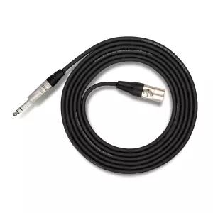 Hosa HSX-050 프로 밸런스 인터커넥트 RAN 1/4 TRS에서 XLR3M까지 50피트(약 1/4인치)