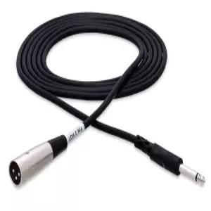 Hosa PXM-103 불균형 인터커넥트 1/4인치 TS에서 XLR3M까지 3피트