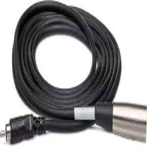 Hosa XRM-103 불균형 인터커넥트 RCA에서 XLR3M까지 3피트