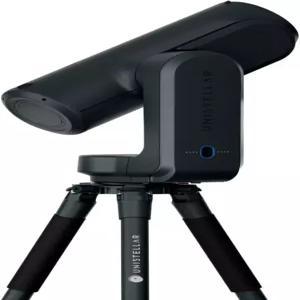 오디세이 - 유니스텔라 스마트 망원경 피스 없음 85mm 디지털 및 컴퓨터화 앱 제어 전동 Alt-Az 향상된