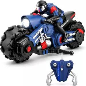 자유 수입품 2.4Ghz RC 오토바이 원격 조종 스턴트 드트 바이크 레이싱 차량 - 1/10 R/C 고속 사이클론 및