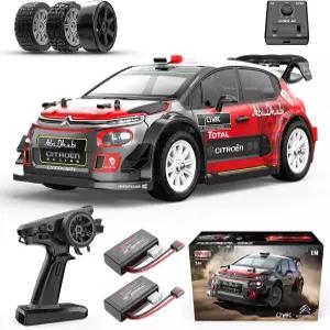 MJX Hyper GO 14303 1/14 시트로엥 C3 Fast Rally RC 카 드트 자이로 4X4 RTR 원격 조종 2배터리