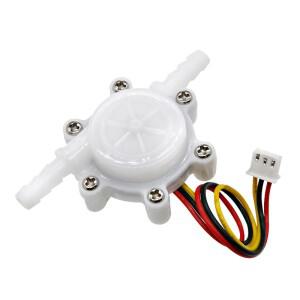 7mm 호스 물 흐름 센서 홀 1.75MPa 커피 머신 디스펜서, 정수기 마이크로 터빈 유량계, DC5 ~ 18V