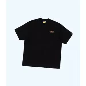 BAPE 스케이트보드 베이프 로고 릴렉스드 핏 티셔츠 상의(M) 블랙 001TEM301331BLK 5235857
