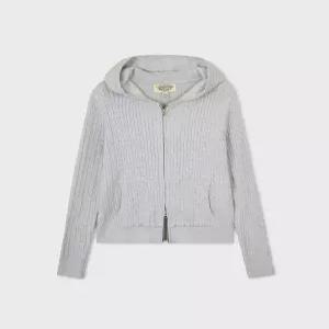 후아유 High-Guage Cable Hoodie Zip-up WHCKG2391F 5961184