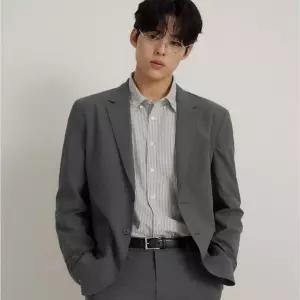 빈폴 멘 시어서커 솔리드 셋업 재킷그레이 BC6311C533
