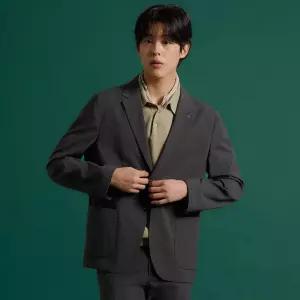 빈폴 멘 SS26시어서커 패턴 셋업 재킷애쉬 BC6311C544