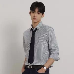 빈폴 멘 SS26Essential 플레인 스트라이프 셔츠애쉬 BC6264E034