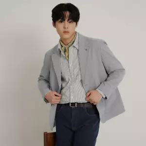 빈폴 멘 텍스처 셋업 재킷그레이 BC6211C523