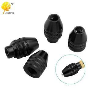 9/32-40 미니 소형 드릴 척 dremel 용 열쇠가없는 로타리 도구 액세서리 유연한 샤프트 0.4-3.4mm 소형