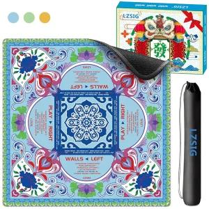 마작용 카드 ×33 타일 커버 소음 가방이 보드 테이블 도미노 마작 3mm LZSIG