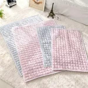 아기 누빔 신생아 패드 래빗 M사이즈 방수요 매트 뮤트뱀부 갈이대 유아 기저귀