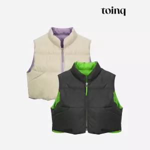 [toinq] 리버시블 크롭 덕다운 베스트(T239MDJ901W)