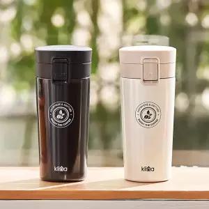 보온보냉병 스텐 카페홀릭 원터치 텀블러 350ml 1+1 스타배송