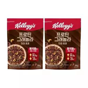 켈로그 다크 초코 프로틴 딜라이트 그래놀라 350g, 2개