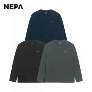네파 공용 긴팔 라운드 티셔츠(2PACK) 7KE5300