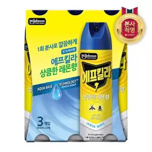 에프킬라 에어로졸 모기약 상큼한레몬향 500ml 3개입 1016589