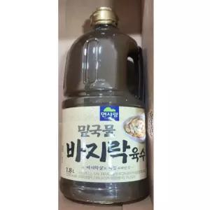 생활 식자재 육수 밑국물 바지락육수 면사랑밑국물용바지락육수1.8L 바지락다시 서치A