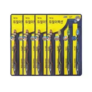 메디안 듀얼이펙션 칫솔 부드러운모 4입 x4