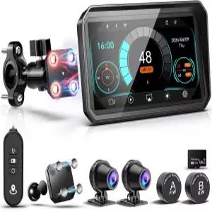 2026 LBW 6인치 휴대용 모터사이클 카플레이 GPS 128G SD 포함 무선 안드로이드 오토 듀얼 2K