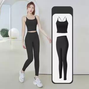 편안한 여성 요가복 상하세트 필라테스 헬스복 운동복