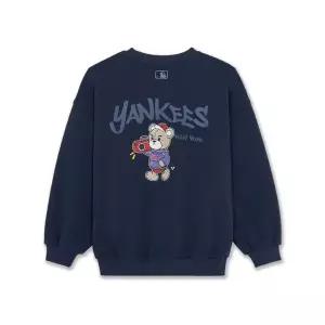 갤러리아 (MTC02)MLB키즈 스트릿 드로잉 베어 그래픽 맨투맨(7AMTC0264-50NYS)