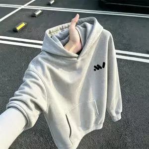 후드 티 가을 겨울 풀오버 맨투맨 고급스러운 미국식 트렌디한 하드탑 남자 남성 가을겨울 기모 후드티 루