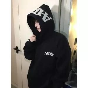 후드 티 가을 겨울 풀오버 맨투맨 미국식 하이스트리트 레터 자수 남자 남성 가을겨울 시즌 캐주얼 루즈핏