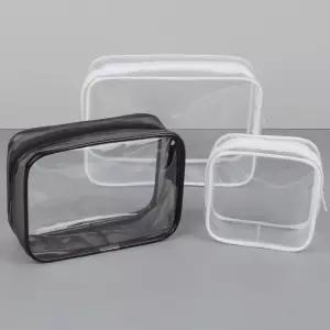 미니 인형 화장품 악세서리 PVC 사각투명 보관파우치 zxa59Cdv