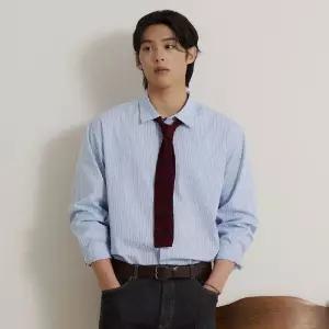 빈폴 멘 토마스 메이슨 스트라이프 셔츠스카이 블루 BC6864C00Q