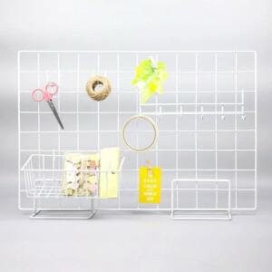 그리드 아트 및  랙  패널용 현대적인 금속 디스플레이 브래킷  데스크탑 스탠드 보석 부스