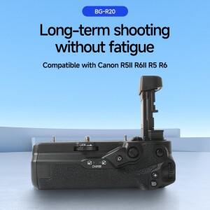 캐논 EOS R5 R6 II BG-R20 배터리 그립(사진 및 영화 촬영용 리모컨 포함)