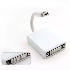 [HL1] 미니 디스플레이 포트 컨버터 to DVI 20cm DP 변환잭