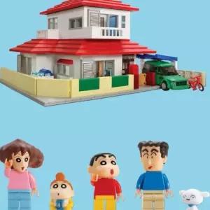 옥스포드 짱구는못말려 짱구네집 어린이 블럭 장난감