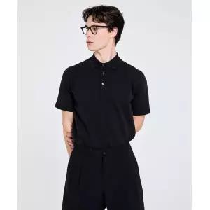GLXY (GALAXY LIFESTYLE) [갤럭시라이프스타일][三無衣服] 6M 폴로 넥 스웨터 블랙 2441681