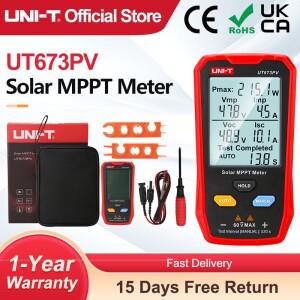 UNI-T UT673PV 태양광 MPPT 미터 5~800W PV 모듈 최대 전력 미터 개방형 단락 전압 전류 태양광 패널 테스