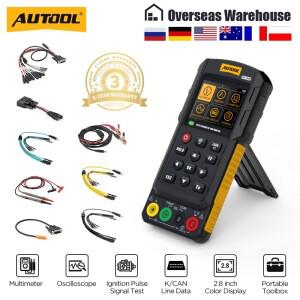 AUTOOL DM303 자동차 진단 멀티미터 차량 회로 테스터 (K/CAN/오실로스코프/크랭킹/아날로그 신호/인젝터/
