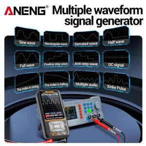 ANENG AOS12 오실로스코프 멀티미터 2-in-1 5MHZ 48MSa/s 샘플링 휴대용 오실로스코프 다기능 전기 테스터
