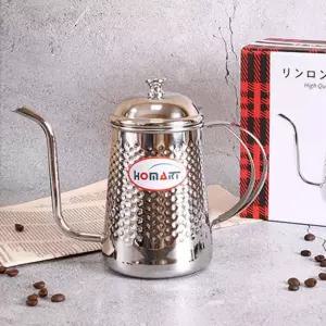 홈아트 엠보싱 드립포트 700ml 스텐 커피 주전자