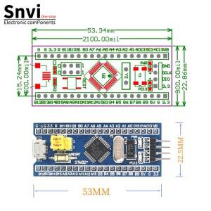 Snvi STM32F103C8T6 Arduino용 ARM STM32 마이크로 TYPE-C 시스템 개발 보드 모듈