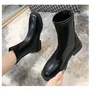 여자앵클부츠 2컬러 1P 사각 데일리 캐주얼 신발 슈즈