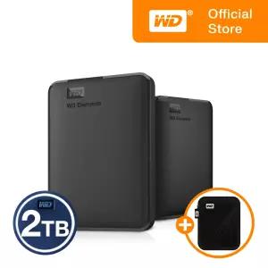 NEW WD Elements Portable 외장하드 [파우치증정] 2TB, 블랙