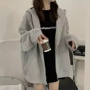 데일리 여성 무지 베이직 3컬러 후드집업 LK-HD03