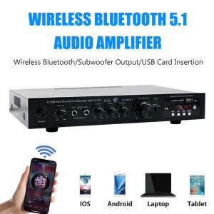 고출력 앰프 AV-369BT 6채널 블루투스 5.1 사운드 스피커 AMP 스테레오 오디오 리시버 홈 시어터