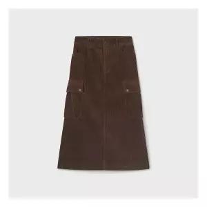 후아유 Corduroy Cargo Long Skirt WHWHF4954F* 1462645