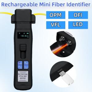 COMPTYCO AUA-C607/C605 충전식 활성 광섬유 식별기 라이브 케이블 테스터 FTTH 도구 OFI 내장 OPM/VFL/LED