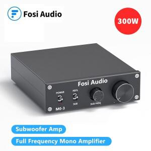Fosi 오디오 M03 서브우퍼 앰프  300W 모노 디지털 하이파이 홈 파워 시어터용